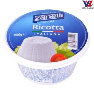 [สินค้าส่งด่วน] [3111] Zanetti Ricotta 250 G. ซาเนตติ ริคอตต้าชีส