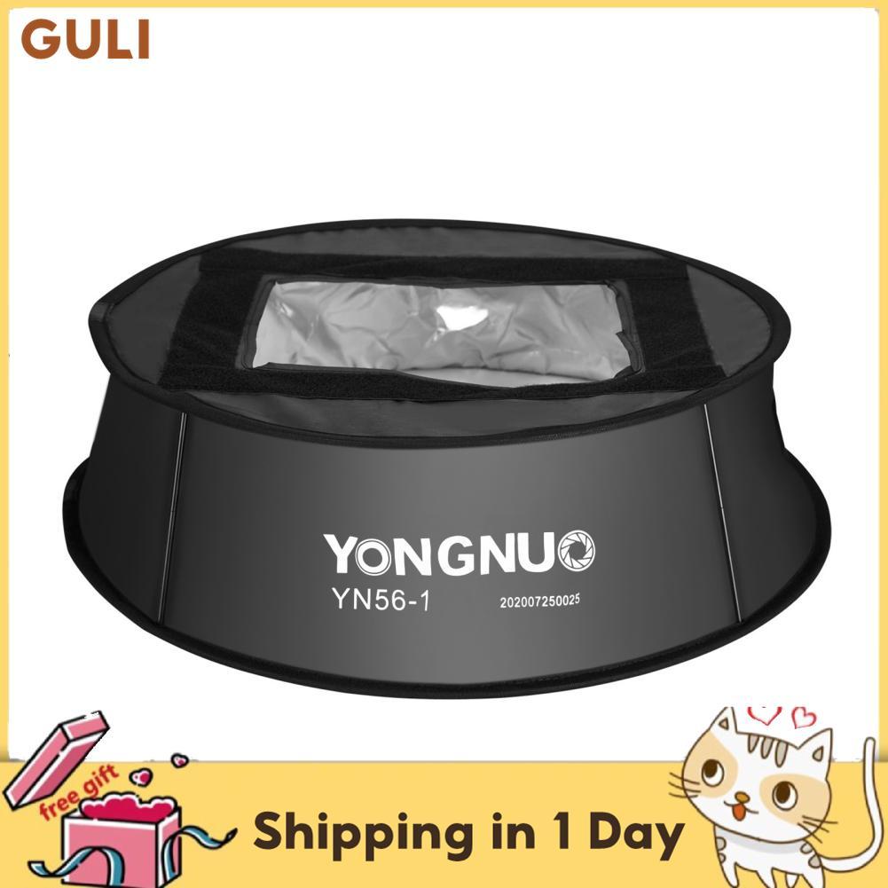 Guli Guli YONGNUO YN56-1 56 ซม./22in รอบ Softbox Diffuser พับได้พร้อมกระเป๋าถือสำหรับ YN600L/ YN600L