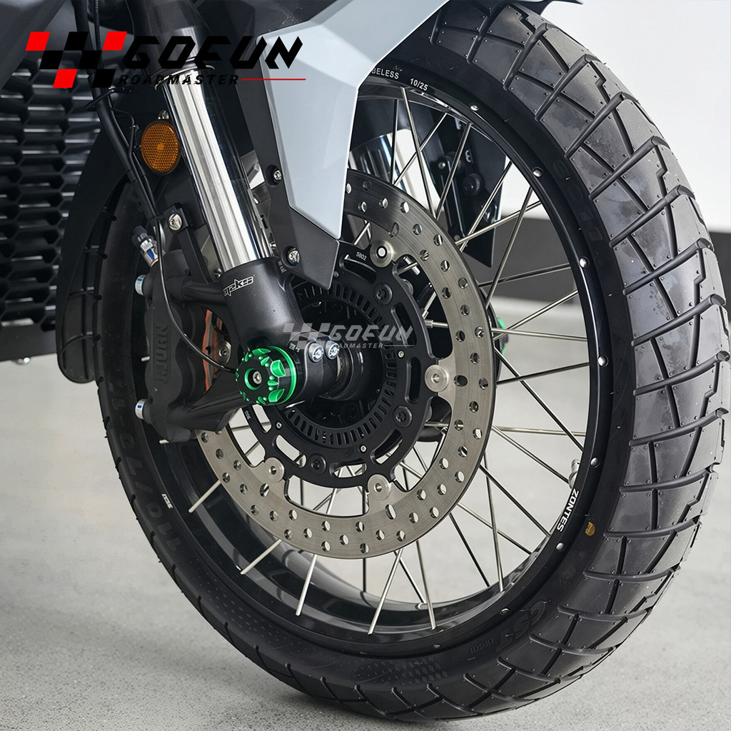 2026 ใหม่สําหรับ ZONTES 368G ZT368G 400G 501G รถจักรยานยนต์ CNC อุปกรณ์เสริมล้อหน้าเพลาส้อม Slider C