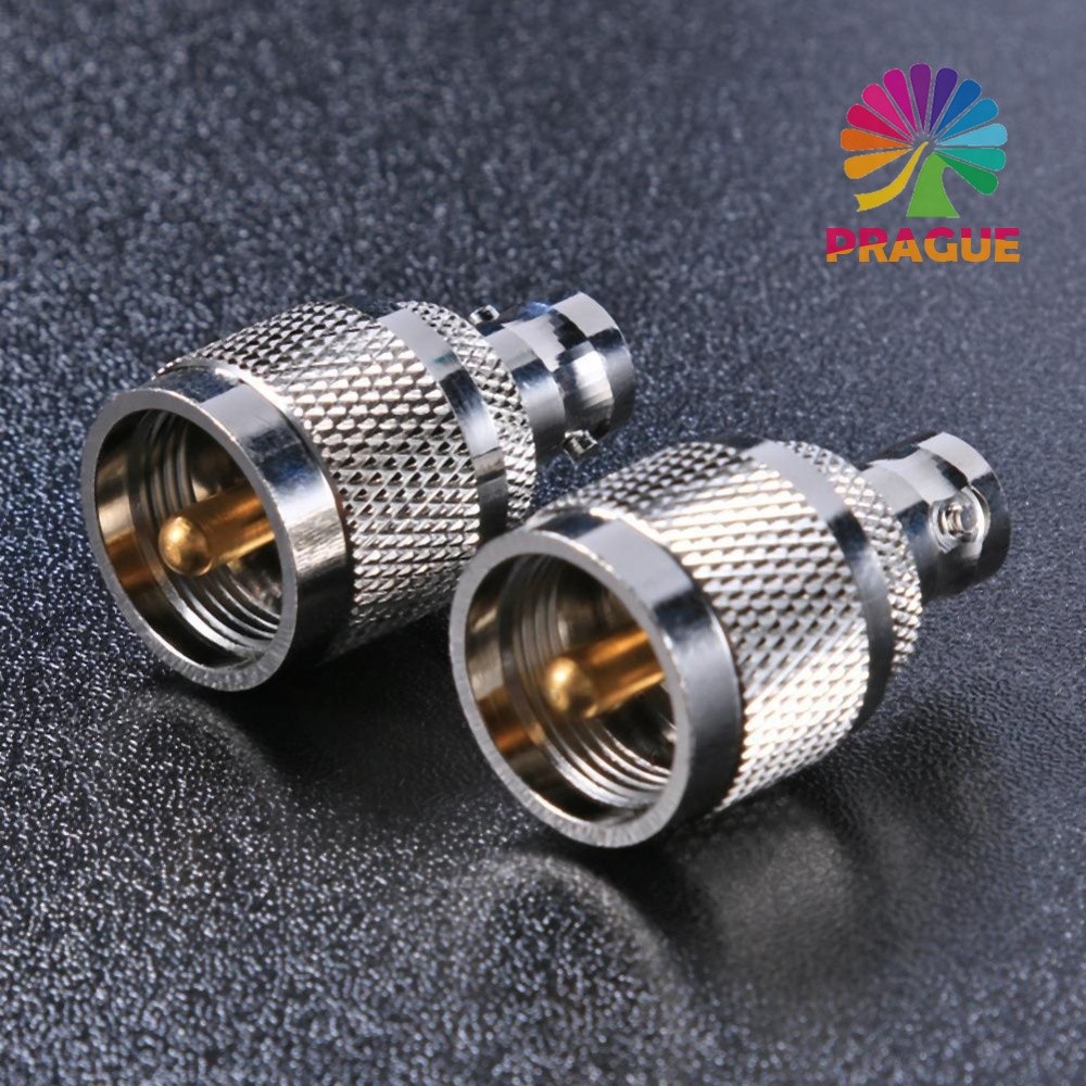 PL-259 ถึง BNC หญิง RF อะแดปเตอร์โคแอกเซียลเชื่อมต่อที่ดี PL259 RF Coaxial Coaxial UHF ถึงอะแดปเตอร์