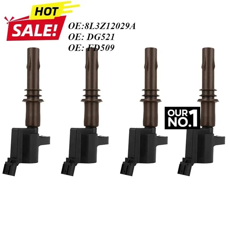 DG521 คอยล์จุดระเบิดสําหรับ Ford Expedition Explorer Lincoln Mercury 5.4L 8L3Z-12029-A 8L3Z12029A