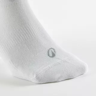 Decathlon Low Sports Socks Tri-Pack Rs 160 ถุงเท้ากีฬาหุ้มข้อรุ่น Rs 160 แพ็ค 3 คู่ - White