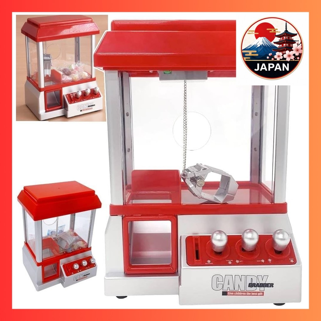 ［Directly from Japan］UPstore Crane Game Crane Catcher UFO Battery Operated Coin Game Party Toy Table