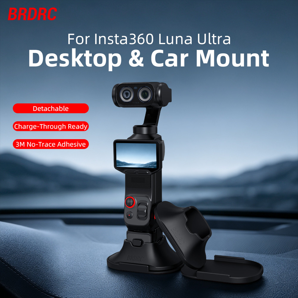 For Insta360 Luna Ultra เดสก์ท็อปฐานคงที่ขาตั้งรถแยกฐานกาวอุปกรณ์เสริมสําหรับกล้องกีฬา