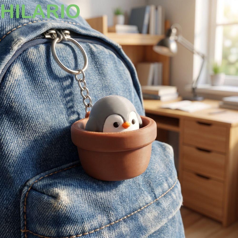HILARIO Keycap Clicker จี้, Key แหวนปุ่มกด Fidget Clicker พวงกุญแจ, สุนัขน่ารัก 3D พิมพ์ตลก Lucky Cat Key Chain ของขวัญ