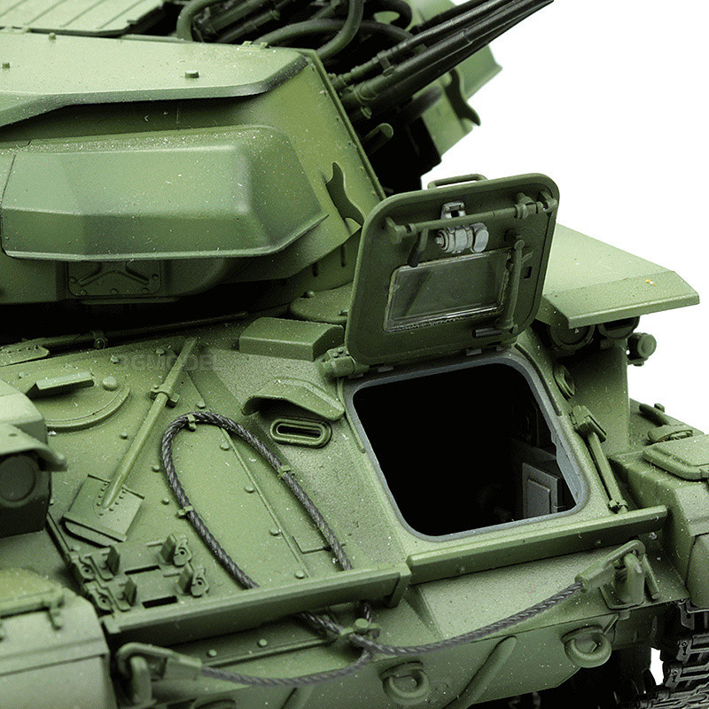 3G รุ่น MENG TS-023 1/35 รัสเซีย ZSU-23-4 หิน Leka River Self-Aircraft Cannon