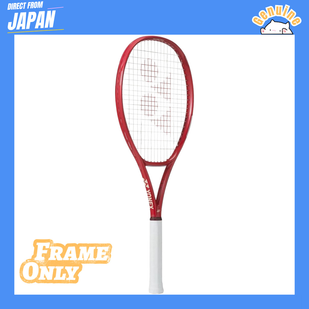 YONEX VCORE 100 Tennis Racket Frame (08VC100) – Explosive Spin & Power | Ruby Red (Frame Only)