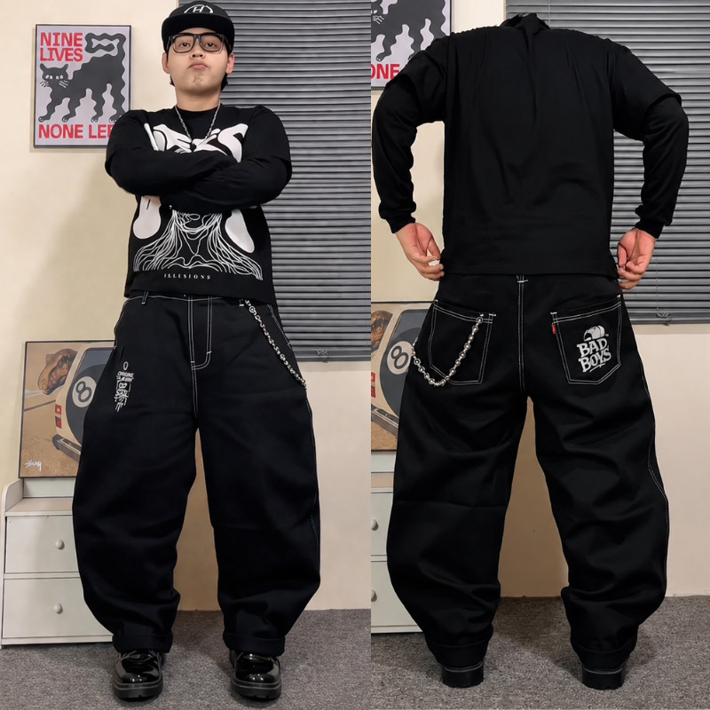 Znine storeUNISEX Baggy Pants Jeans Denim Imperious BALLON