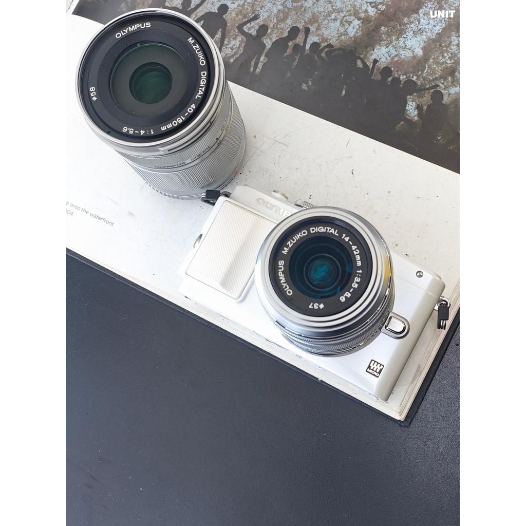 Used Olympus PEN Lite E-PL6 with Double Zoom Kit (+4FS1) #V3S021519