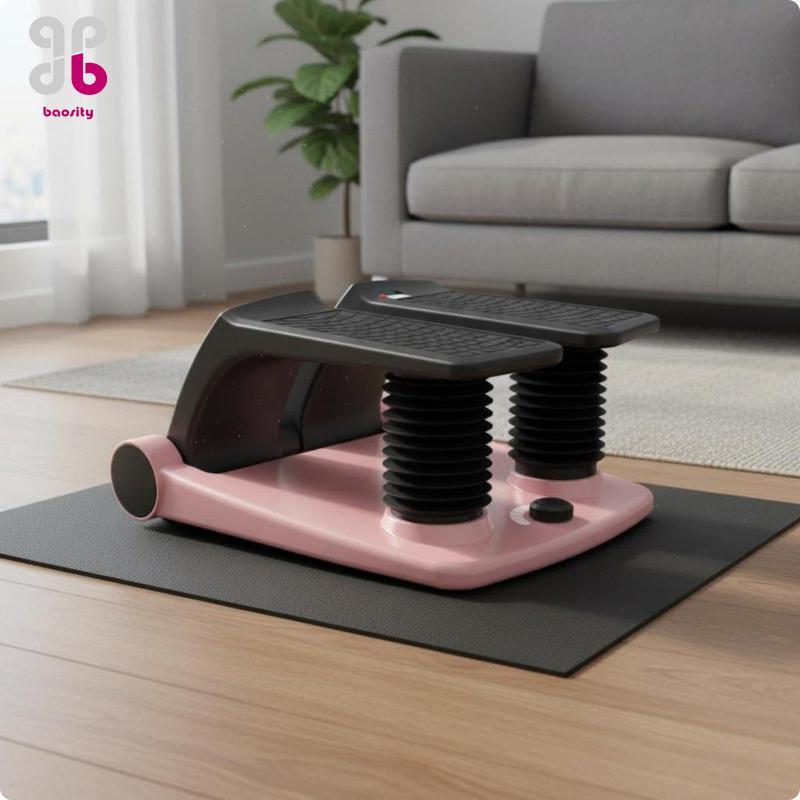 ความBaosity Vibration Stepper Low-Low-Strain Mini Stepper ความเข้มที่ปรับได้สําหรับบ้าน