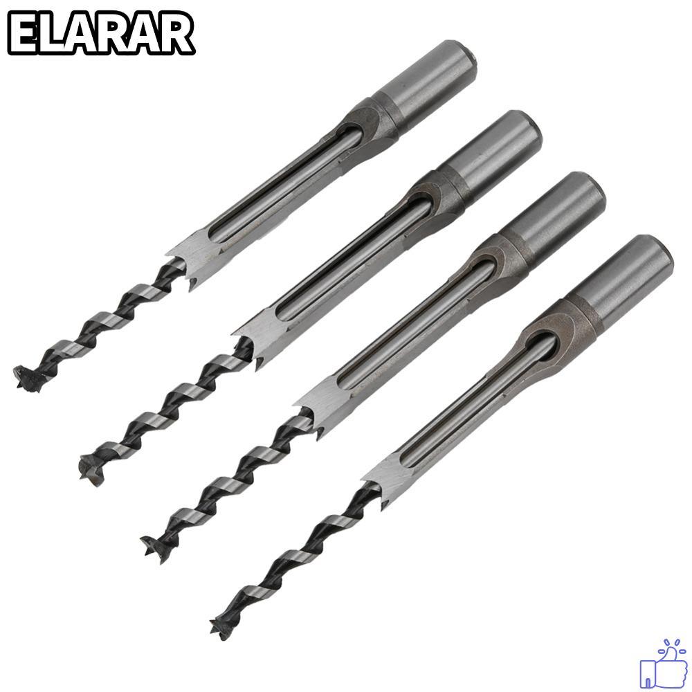 เอลรา‌R 4 ชิ้นสแควร์รูเจาะ Bits, Mortising Chisel ประเภท 11-12.7 มม.ขนาด Mortising Chisel ชุด, ทนทาน