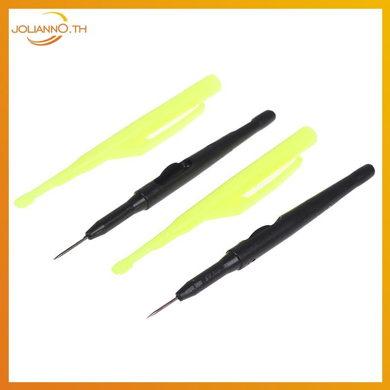 Joliann0 2 ชิ้น Loop Tier เครื่องมือตะขอตกปลา Remover Unhook Extractor Knot Pier เข็ม th