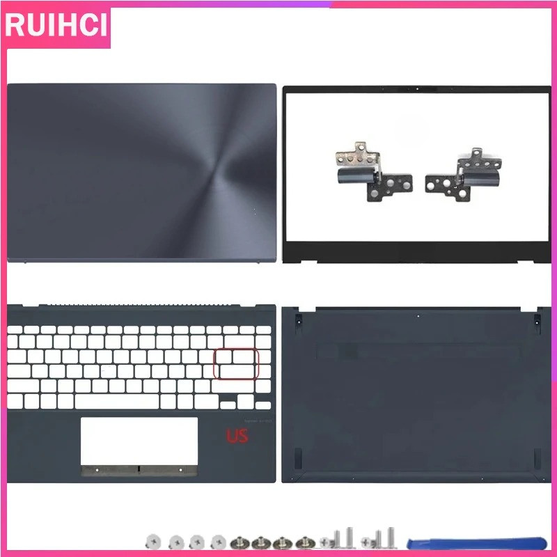 ใหม่สําหรับ ASUS Zenbook 13 UX325 UX325A UX325J UX325E U3700J แล็ปท็อปปกหลัง LCD LCD ด้านหลังด้านล่า