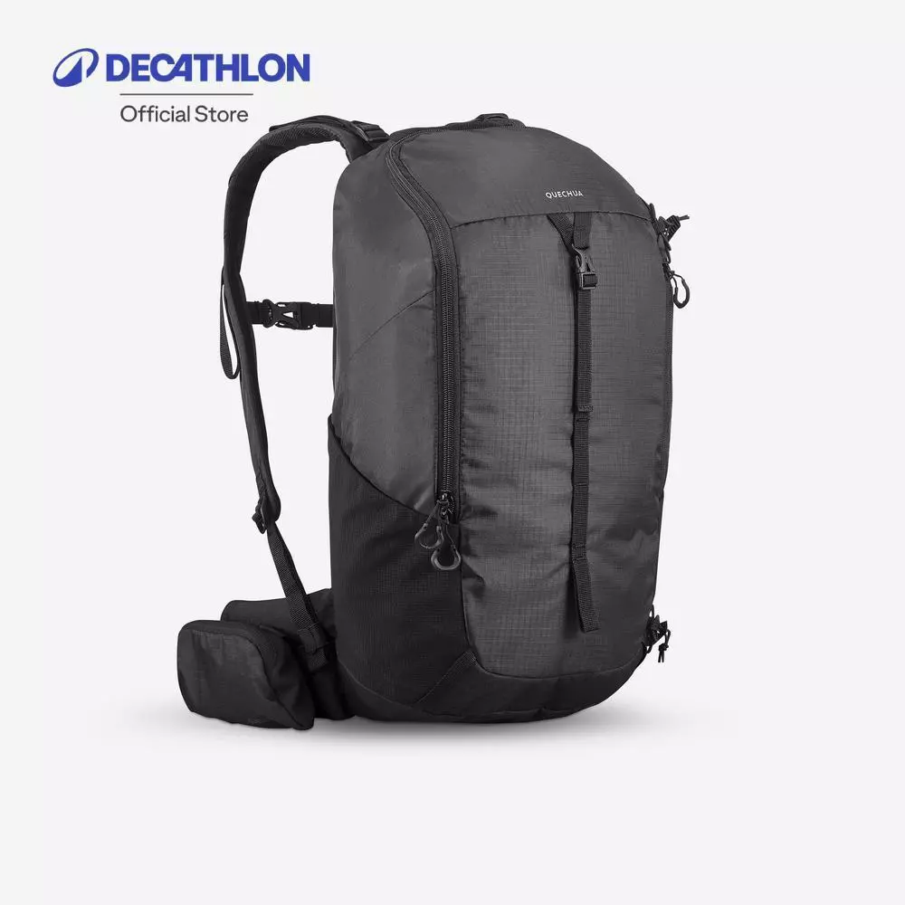 Decathlon 20 L Mountain Hiking Backpack - Mh100 เป้เดินป่าบนภูเขาขนาด 20 ลิตร รุ่น Mh100 - Black