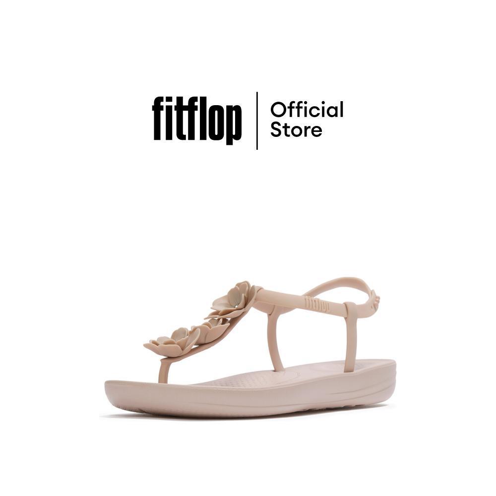 FITFLOP IQUSHION SPLASH FLOWER T-BAR รองเท้าแตะผู้หญิง รุ่น A6U-C53 สี PINK