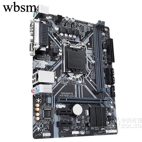 [Motherboard Monopoly] Gigabyte H310M-DS2 REV Version 1.0 พร้อมอินเทอร์เฟซการพิมพ์ COM รองรับ CPU 8-