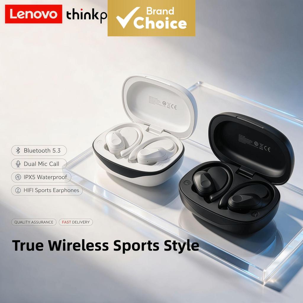 Lenovo LP75 หูฟังหูฟังบลูทูธ Earpods กีฬาออกกําลังกายชุดหูฟังกันน้ํา HiFi Audio ENC Noise Cancelling