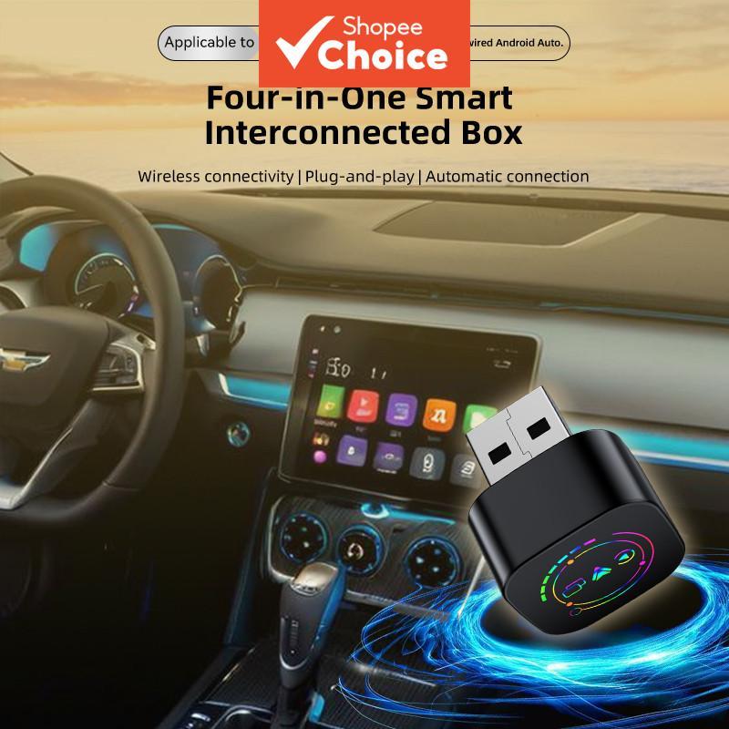 USB Carplay Mirrorlink Carplay Airplay Wireless Carplay Auto 5.0 อะแดปเตอร์ในรถยนต์