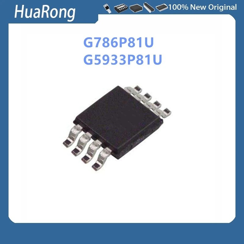 10 ชิ้น/แบทช์ G786P81U G786P81 G786 G5933P81U G5933P81 G5933 MSOP8