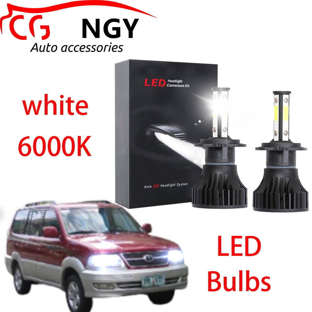 สําหรับ Toyota Revo 2002 2003 - หลอดไฟหน้า LED BH Bright 6000K สีขาว High & Low Beam Kit (1 คู่)