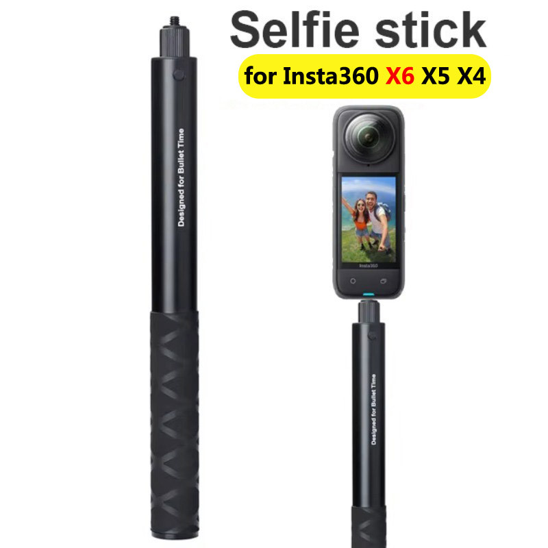 ไม้เซลฟี่ที่มองไม่เห็นสําหรับ Insta360 X6 X5 X4 X3 Selfie Stick Bullet Time Bundle Handle สําหรับ In
