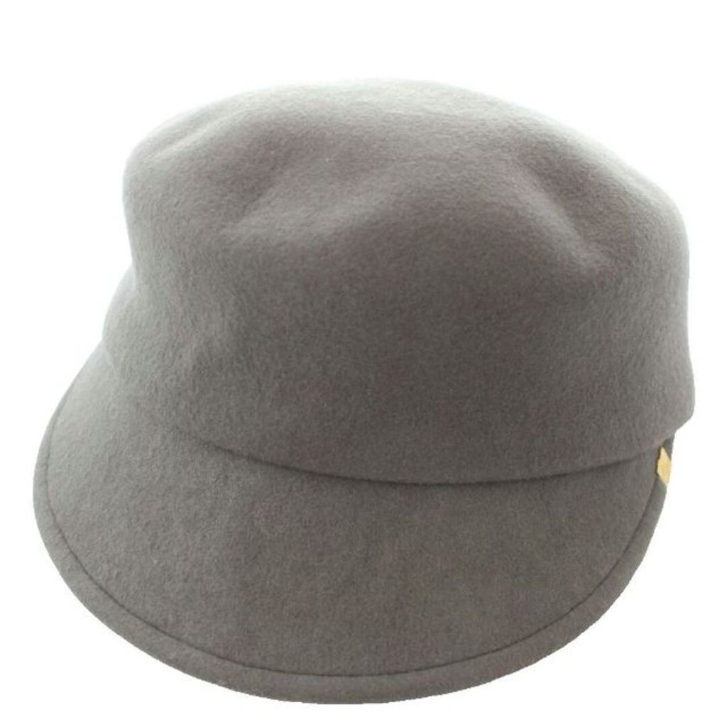 CA4LA Hat Newsboy Cap wool gray Direct from Japan Secondhand