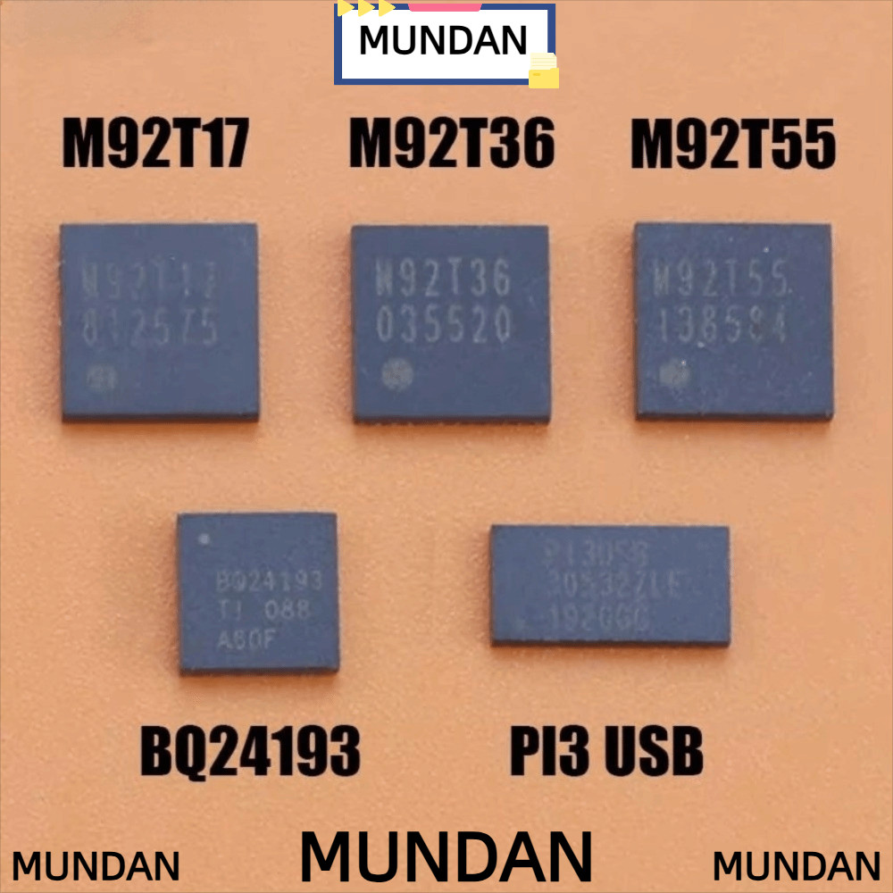 MUNDAN ชิปเมนบอร์ด,บัดกรีติดตั้งอิเล็กทรอนิกส์ส่วนประกอบชาร์จชิปการจัดการ,พื้นผิว Mount M92T36 P13US