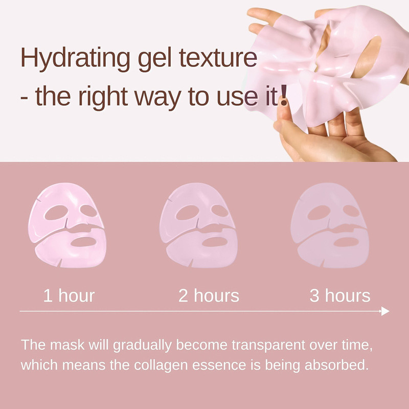 พร้อมส่ง PDRN Pink Collagen Jelly Mask Pink Salmon Jelly Collagen Mask 6