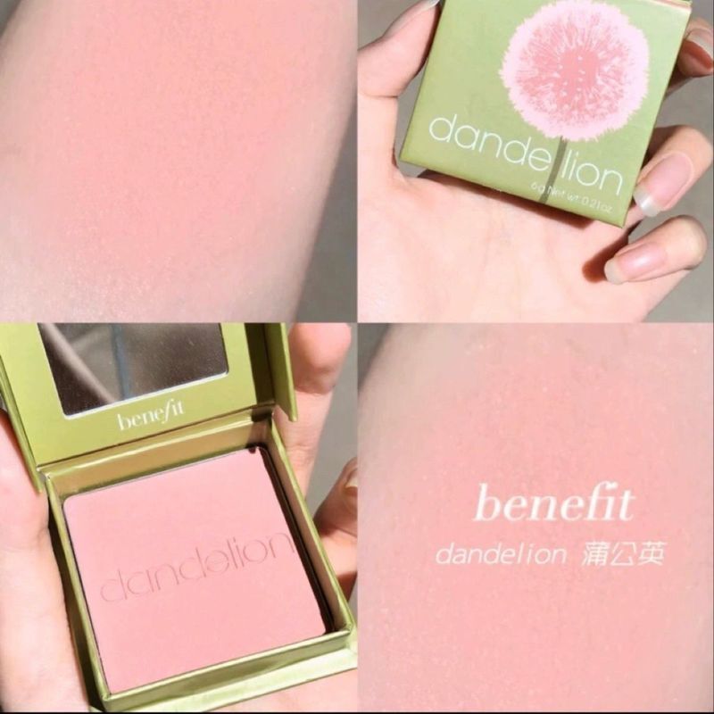 ✨รูปแบบใหม่ Benefit Benefit Benefit Classic Dandelion 2.5g Powder Blush Rouge Brightening Gentle Whi