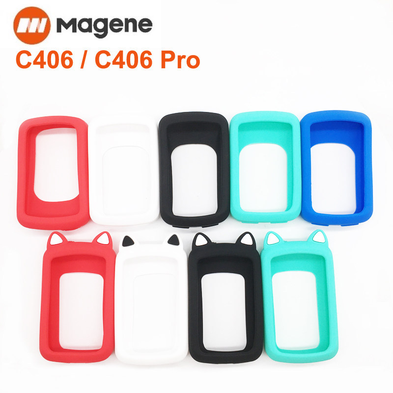 Magene C406pro นาฬิกาจับเวลาป้องกันกรณีจักรยานซิลิโคน C406pro ฟรีฟิล์ม