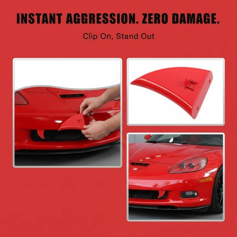 DOUSUN รถ Fangs Monster ฟันเครื่องประดับ 2 ชิ้นฮาโลวีน Auto ตกแต่งภายนอกสภาพอากาศสําหรับวันหยุดตกแต่