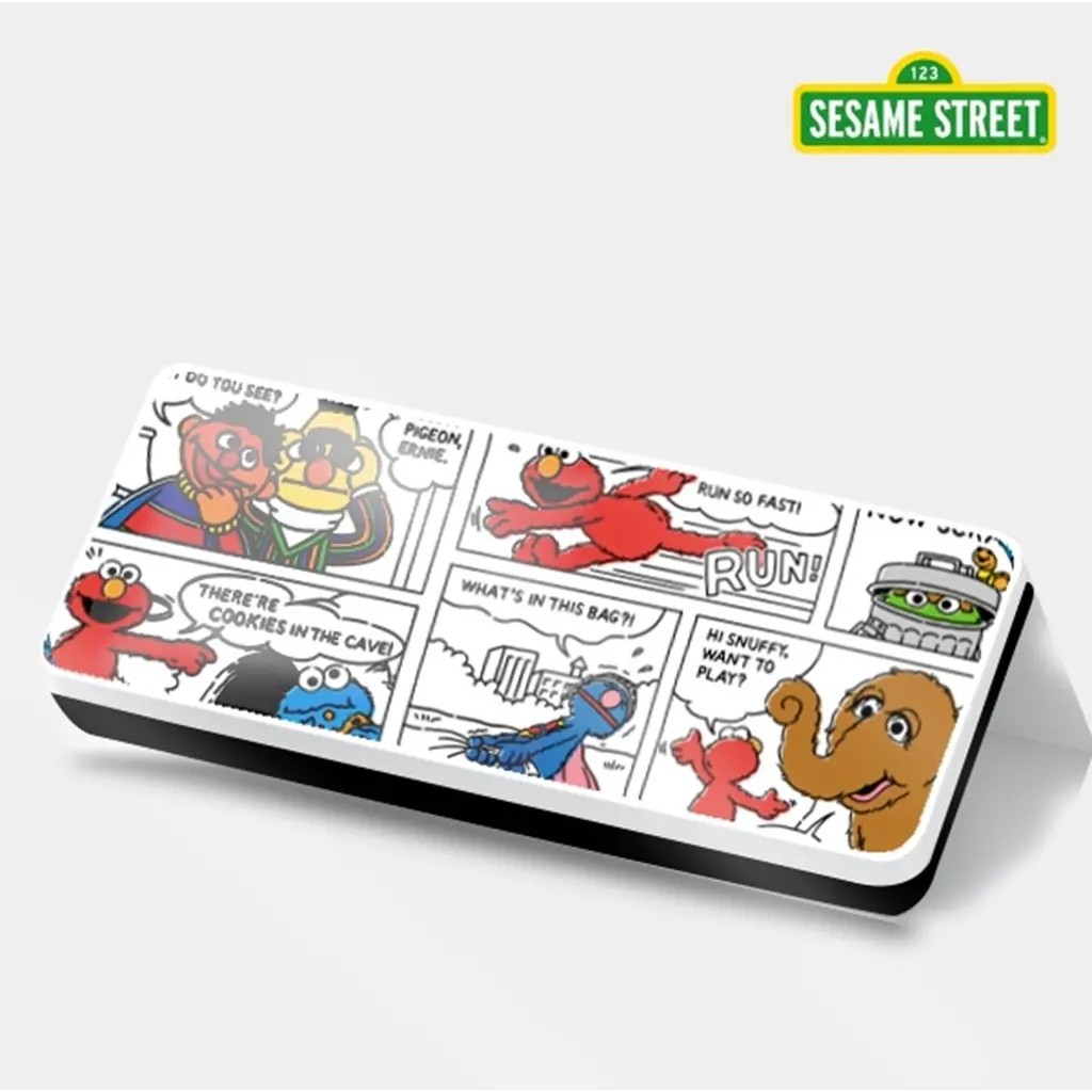(REDMONZTER) : SST4-กล่องอเนกประสงค์ : Sesame Street Comic Multipurpose Storage Tin Box (PC-BOX-WH-4