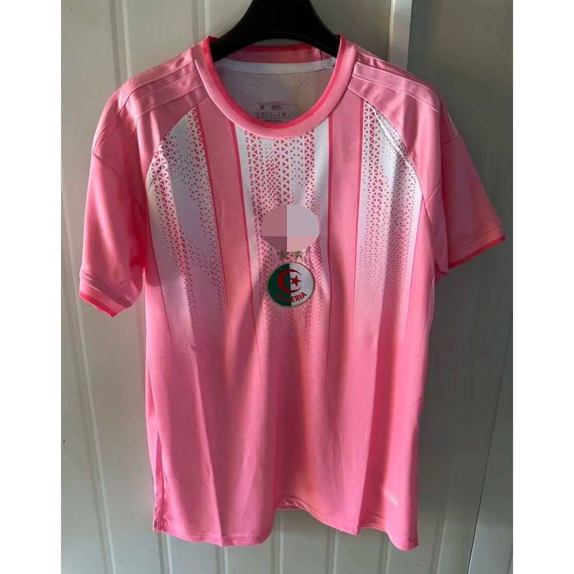 Fan Version 2627 Algeria Pink Short Sleeve Man Jersey S-4XL
