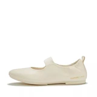 FITFLOP X PANTONE DELICATO POISE MJ รองเท้าทรงบัลเล่ต์ผู้หญิง รุ่น ADW-069 สี YELLOW
