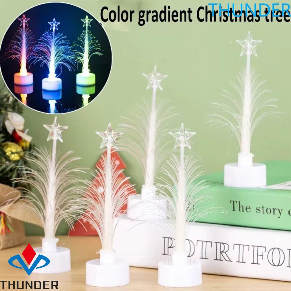 THUNDER LED Christmas Fiber Tree, Luminous Color-changed Fiber Tree, Light LED Light Night Light Fib