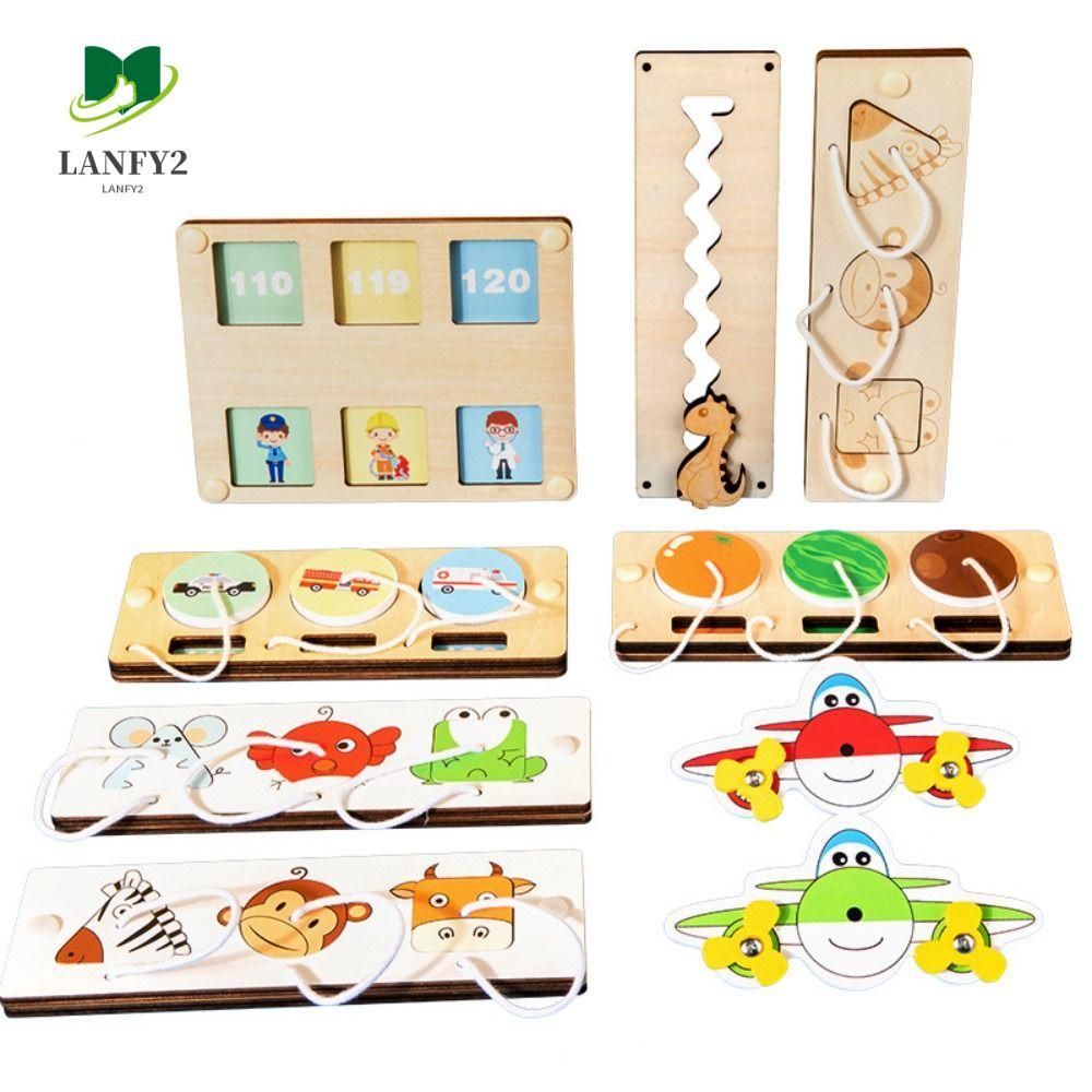 ALANFY Busy Board DIY ของเล่นปริศนา, Montessori Ability Training Busy Board Accessories, Hands-on Sw