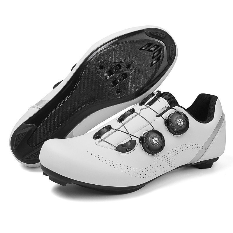ผู้ชาย Cleats รองเท้าจักรยานเสือหมอบ Breathable MTB รองเท้าขี่จักรยาน Racing Speed รองเท้าผ้าใบผู้หญ