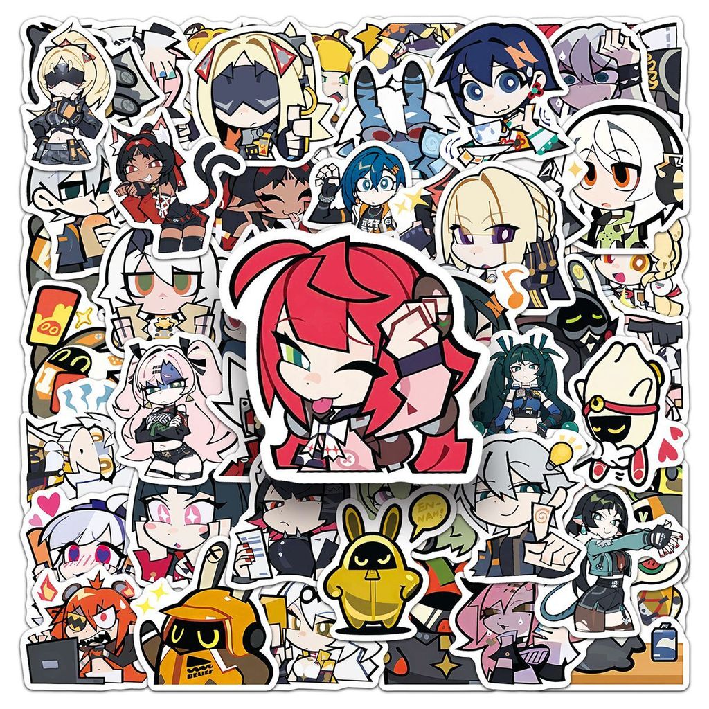 100 ชิ้น Zenless Zone Zero Meme สติกเกอร์อะนิเมะตัวอักษร Ju Fufu Ellen Joe Nicole Decals สําหรับกระเ