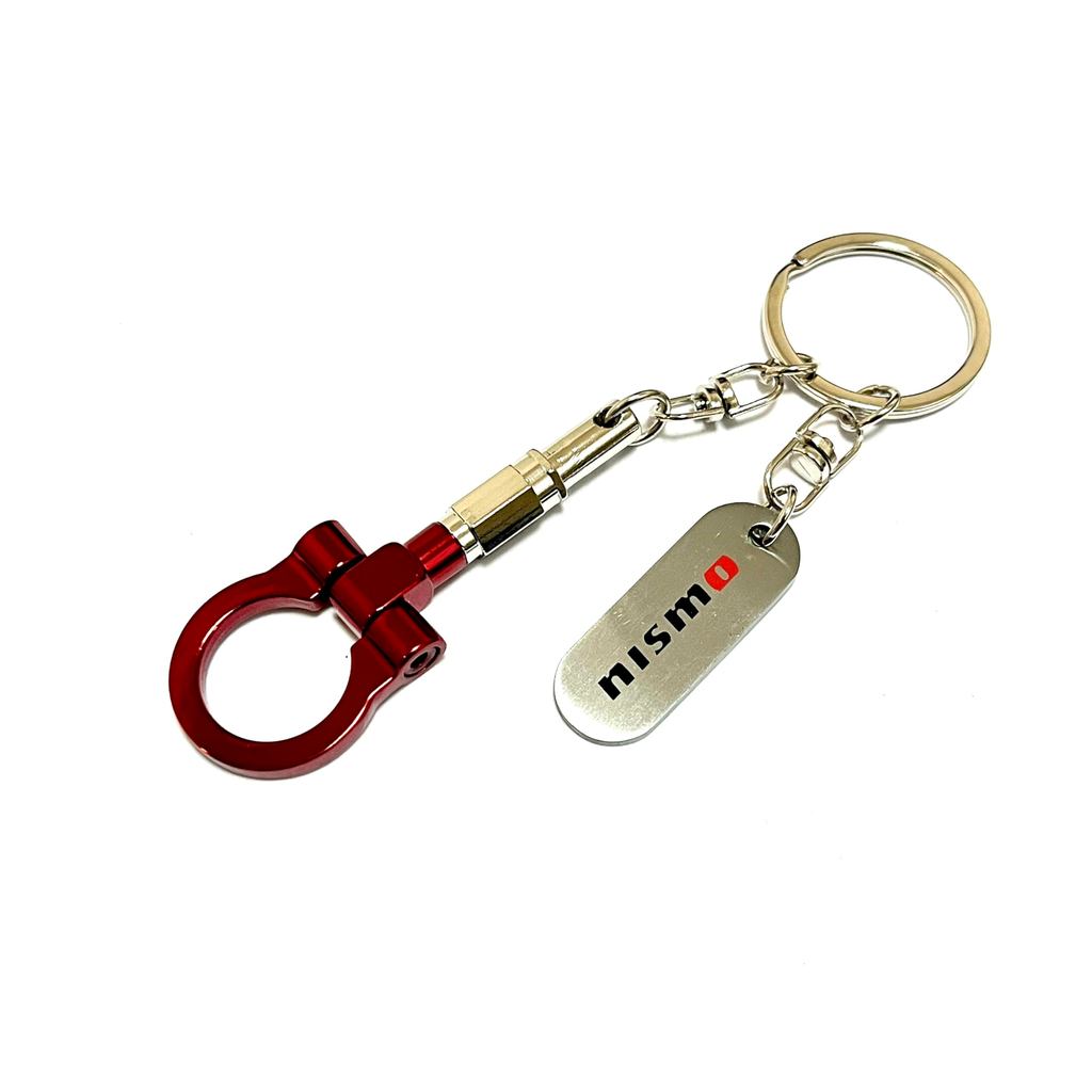 พวงกุญแจอะลูมิเนียม NISMO ทรงตะขอลาก (Tow Hook) ของแท้ Nissan | Nissan Genuine NISMO Tow Hook Alumin