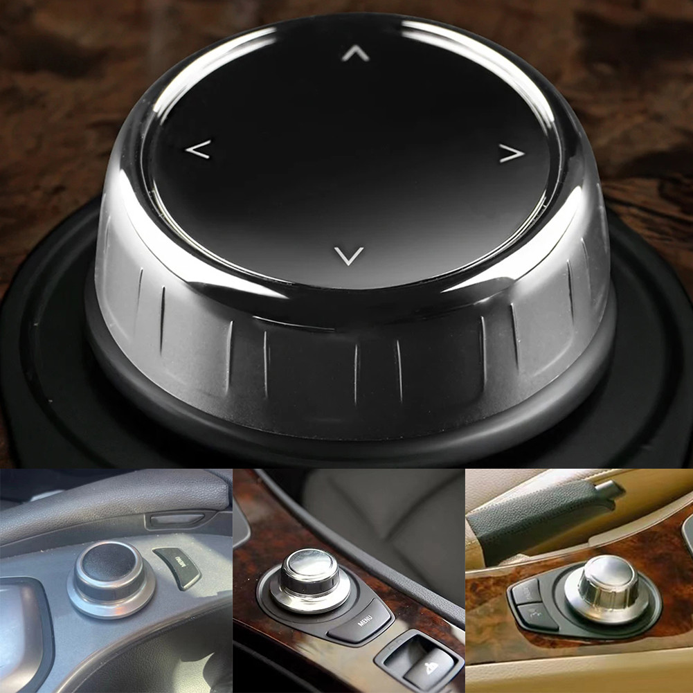 [RDYSHOP] ฝาครอบปุ่มลูกบิดมัลติมีเดีย สําหรับ BMW E60 E70 E71 E72 E66