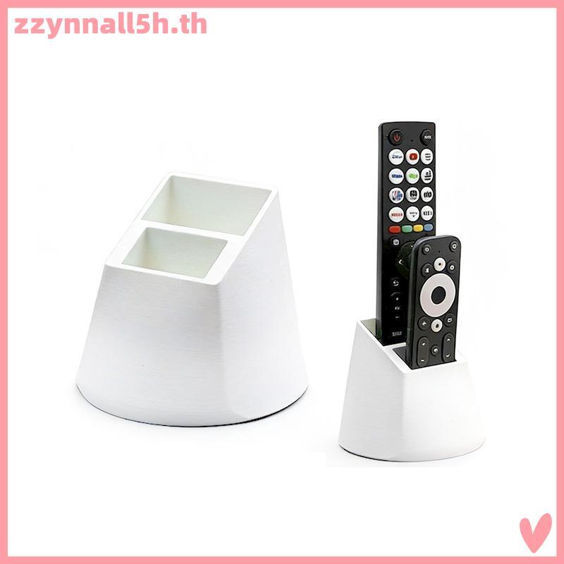 Zzynnall5h Desktop TV Remote Organizer พร้อมช่องคู่สําหรับโซลูชันการจัดเก็บที่มีประสิทธิภาพ