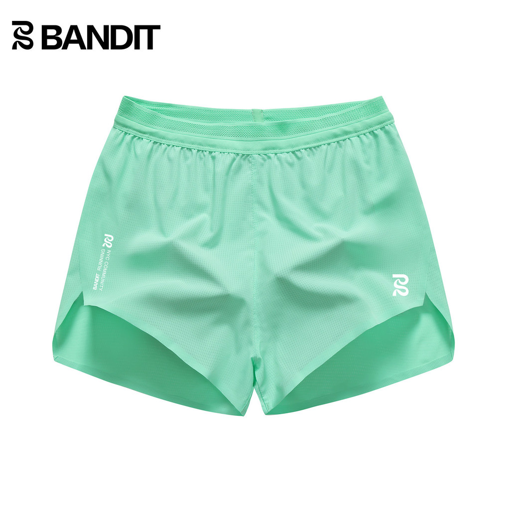 BANDIT RUNNING สามารถใส่โทรศัพท์มือถือกีฬา RUNNING Marathon Quick-Drying Breathable กางเกงขาสั้นสามจ