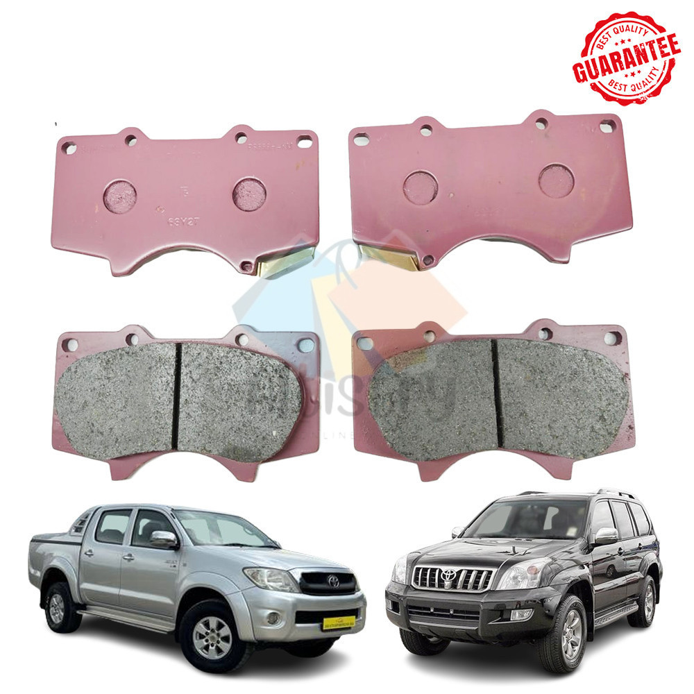 TOYOTA HILUX GGN25/KUN35, LAND CRUISER PRADO GRJ120/KDJ120, FJ CRUISER GSJ15 FRONT DISC BRAKE PAD (0