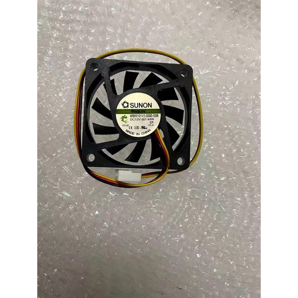 SUNON Jianzhun MB60101V1-0000-G99 6010 12V 1.44W พัดลมระบายความร้อนเงียบ