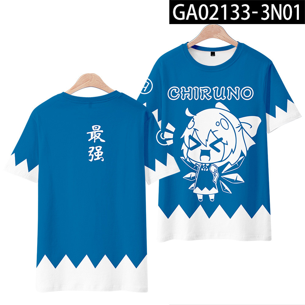 [Local Stock] VCC เกม Touhou โครงการ Hakurei Reimu เสื้อยืด  พิมพ์เด็ก Anime Tees ผู้ชายผู้หญิงแขนสั