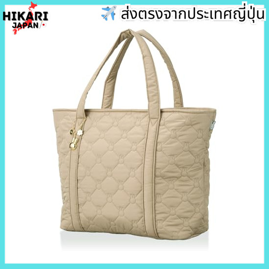 จากประเทศญี่ปุ่น✈ [Hapitas] Miffy Quilted Tote Bag 6095 B301 Black
