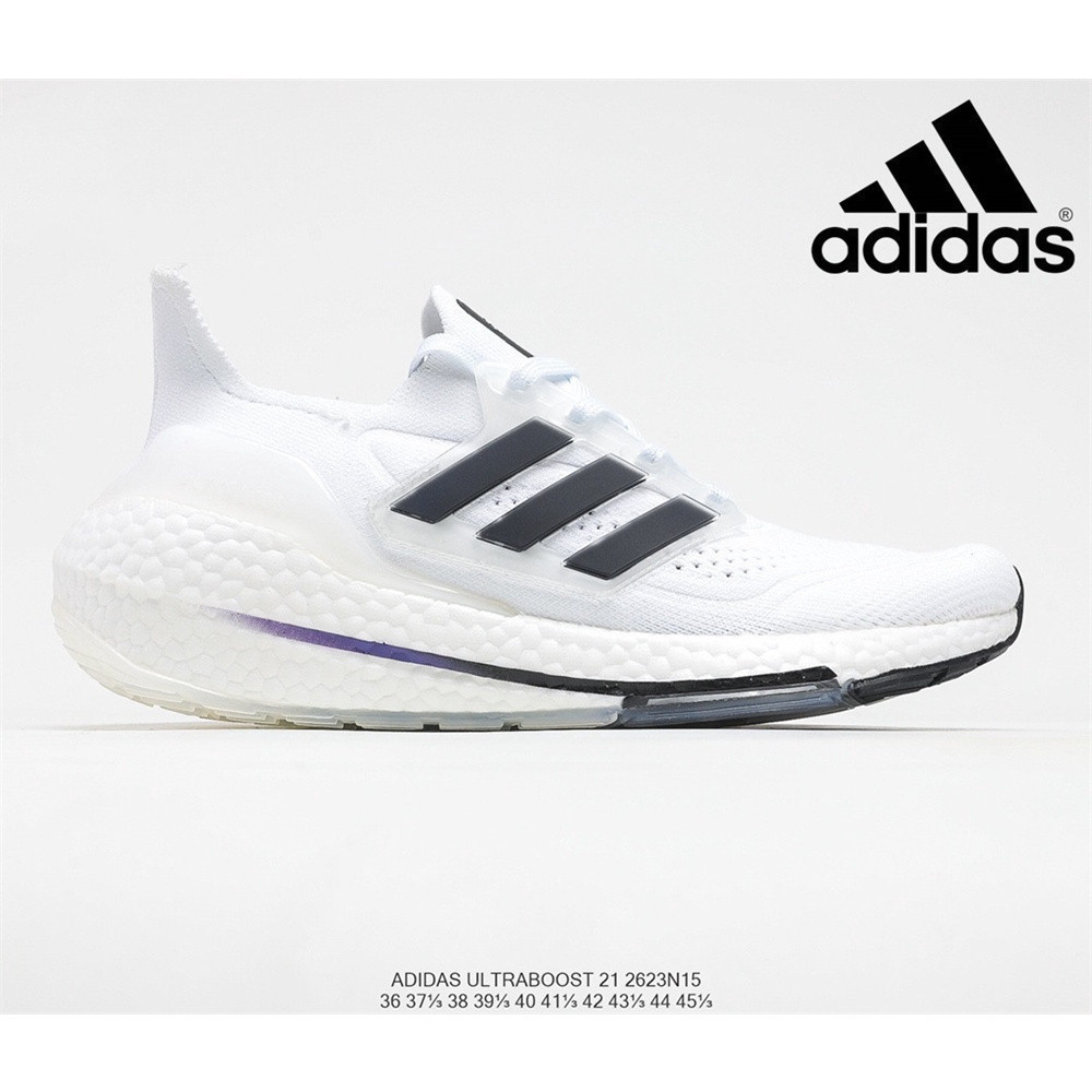 ในสต็อก UltraBoost 21 Csortium ub7.0 ใหม่ถักพื้นผิวระบายอากาศหนา soled popcorn รองเท้าวิ่งกีฬา 017