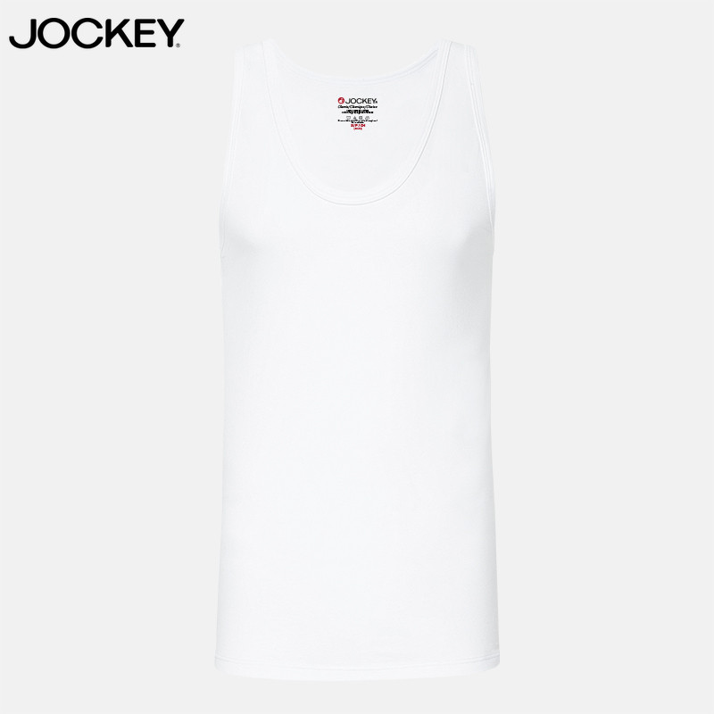 Jockey 1 ชิ้นผู้ชายเสื้อกล้ามคลาสสิก Ribbed ถักเสื้อกล้ามผ้าฝ้าย 1613