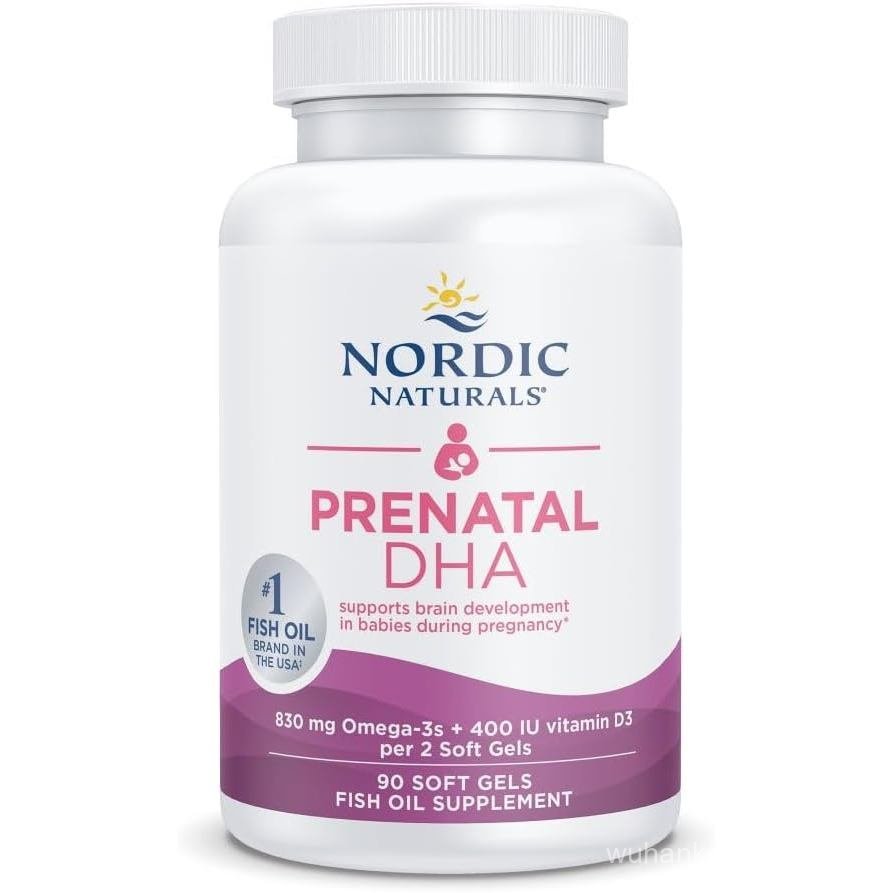 Nordic Naturals Prenatal DHA, Omega-3 + วิตามินดี3, ไม่มีรสชาติ - 90 นับ