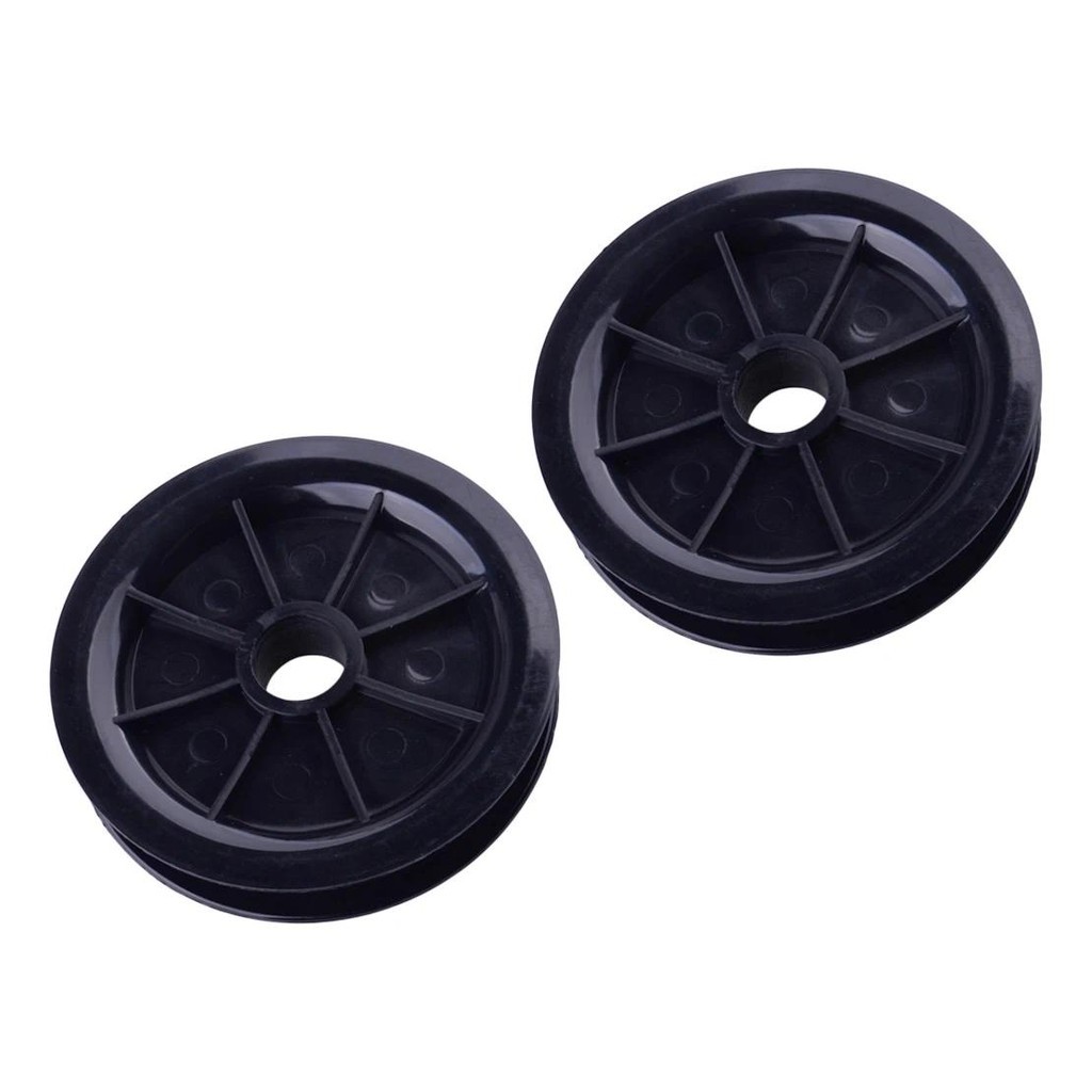 2pcs ท่อ Sheave Pulley Fit สําหรับ Toyota รถยก 02-6FD 02-6FG 40-6FG 4-6FG 6FD10 พลาสติกสีดํา 68804-2